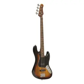 Bajo Eléctrico Stagg Jazz Bass Serie 30 4 Cuerdas Sunburst 2 Tonos