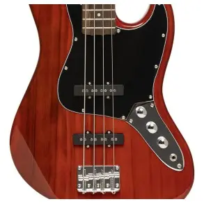 Bajo Eléctrico Stagg Jazz Bass Serie 30 4 Cuerdas Rojo