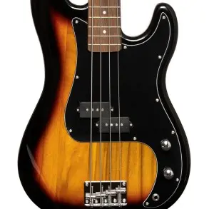 Bajo Eléctrico Stagg Precision Serie 30 4 Cuerdas Sunburst 2 Tonos