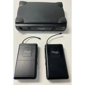 Microfono Vincha Inalambrico Doble Sistema Stagg Uhf