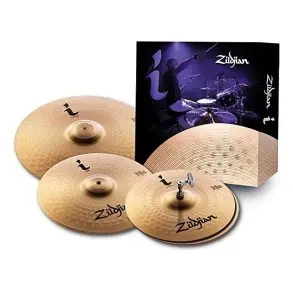 Set Platillos Zildjian I Series Hi Hat 13 Crash 16 Ride 18
