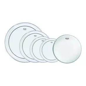 Remo Asia PROPACK PINSTRIPE CLEAR 12"-13"-16"-22" + AMBASADOR ARENADO 14" Parche