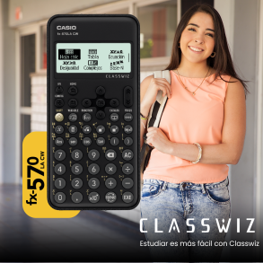 Casio FX-570LACW Calculadora Cientifica 552 Funciones Codigo QR Classwiz