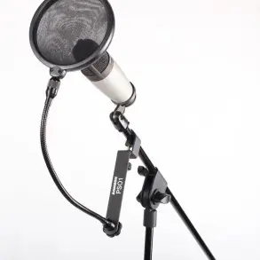 Pop Filter Con Cuello De Ganso, Filtro Dual De 4.75" Anti Pop