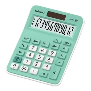 Calculadora Pantalla Grande Escritorio Casio Mx-12b Solar MX-12B-GN