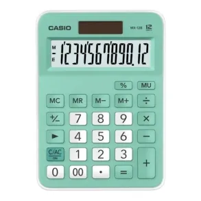 Calculadora Pantalla Grande Escritorio Casio Mx-12b Solar MX-12B-GN