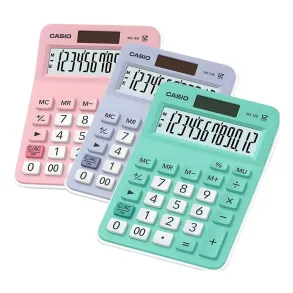 Calculadora Pantalla Grande Escritorio Casio Mx-12b Solar MX-12B-GN