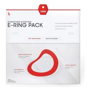 Dampers Evans E-rings Medidas 12 13 14 14