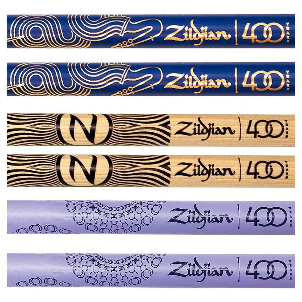 Palillos Zildjian Edicion Limitada 400 Aniversario Coleccion Z5A-400
