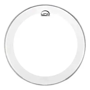 Pack Parche Bombo Evans Uno Eq4 Eq3 20 P Transparente Negro