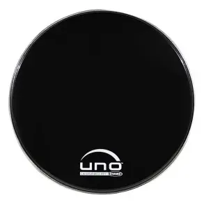 Pack Parche Bombo Evans Uno Eq4 Eq3 20 P Transparente Negro