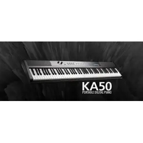 Piano Digital Kurzweil Ka50 88 Teclas Atril Pedal Y Fuente