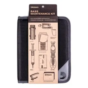 Kit Mantenimiento Bajo Daddario Herramientas Luthier Y Funda