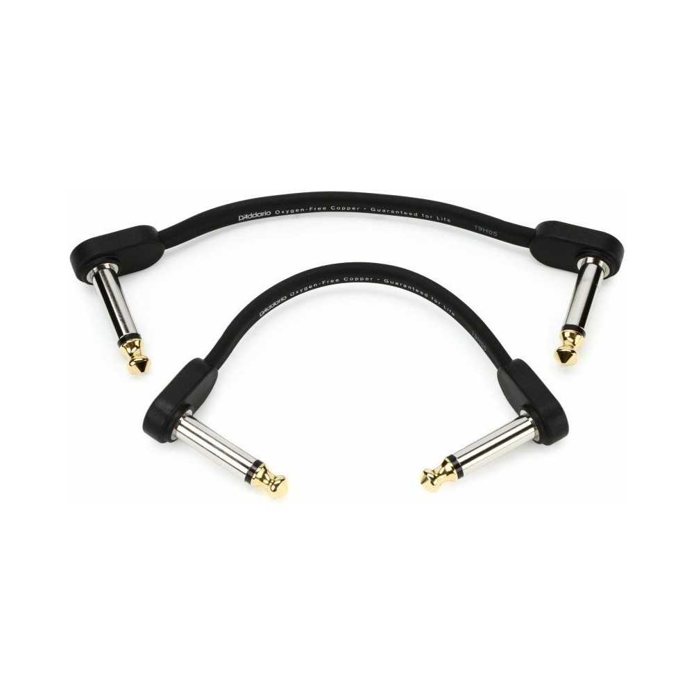 Pack 2 Cables Plug Plug 10cm Interpedal Daddario