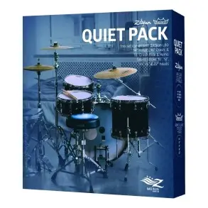 Set Platillos Zildjian Low Volume lv80 + Parches Remo Silenstroke