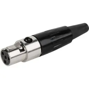 Seetronic St101-4P Ficha Mini Canon Xlr 4 Pines Hembra Cable