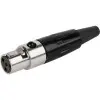 Seetronic St101-4P Ficha Mini Canon Xlr 4 Pines Hembra Cable