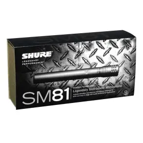 Shure SM81-LC Microfono Condenser ideal Over head