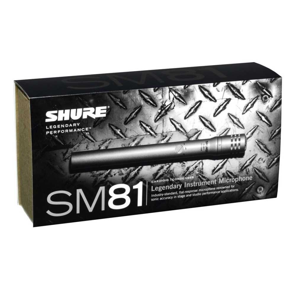 Microfono Condenser Shure SM81-LC ideal Over head