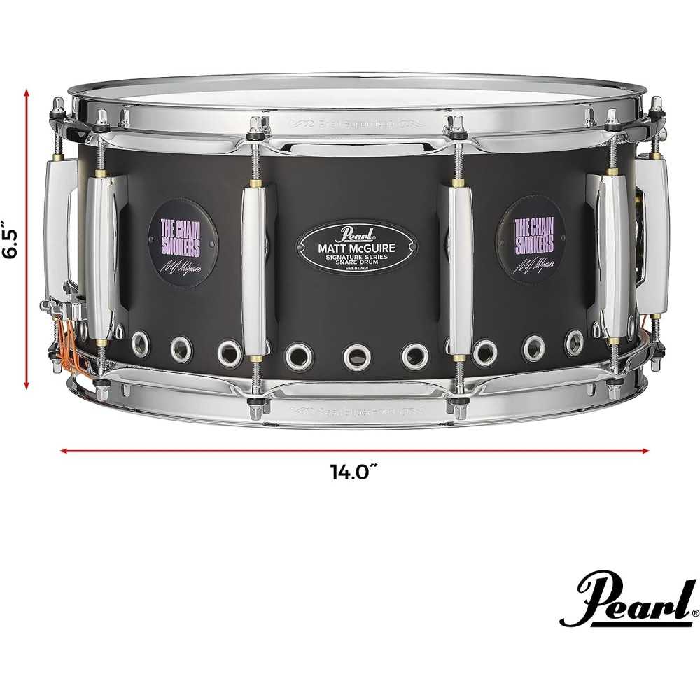 Redoblante Pearl Signature Matt Mcguire 14" x 6,5" Acero