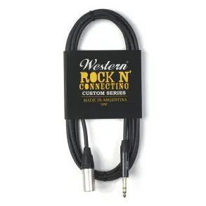 Cable&nbsp;Western XLR (canon) HEMBRA a Plug Balanceado 1,5 mts Para Monitores de estudio a Placa CMPTRS15