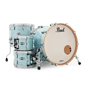 Bateria Pearl Master Maple Complete 4 cuerpos Ice Blue Oyster MCT924XEDP/C 414