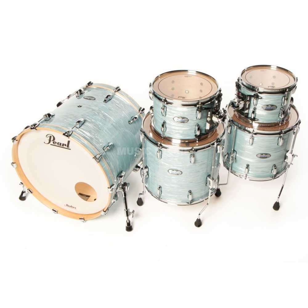 Bateria Pearl Master Maple Complete 5 cuerpos Ice Blue Oyster