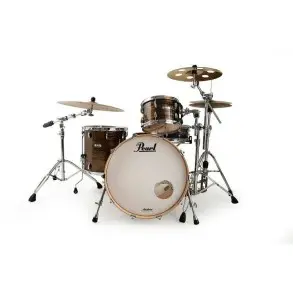 Bateria Pearl Master Maple Complete 3 Cuerpos Bronze Oyster