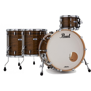 Bateria Pearl Master Maple Complete 4 Cuerpos Bronze Oyster