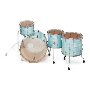 Bateria Pearl Master Maple Complete 4 Cuerpos Ice Blue Oyster MCT943XP/C 414+TF14