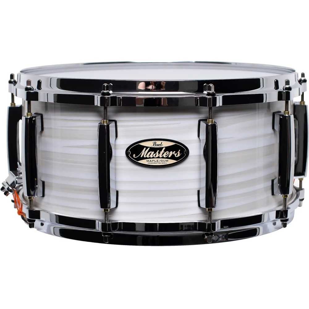 Redoblante Pearl Master Maple Gum 14x6,5 White Ice Swirl