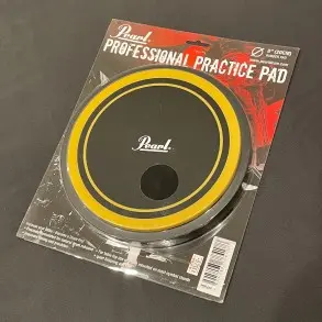 Pad de Práctica Pearl Simple 8" Professional Amarillo y Negro