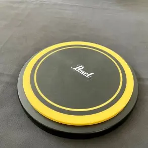 Pad de Práctica Pearl Simple 8" Professional Amarillo y Negro