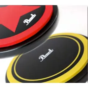 Pad de Práctica Pearl Simple 8" Professional Amarillo y Negro