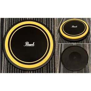 Pad de Práctica Pearl Simple 8" Professional Amarillo y Negro