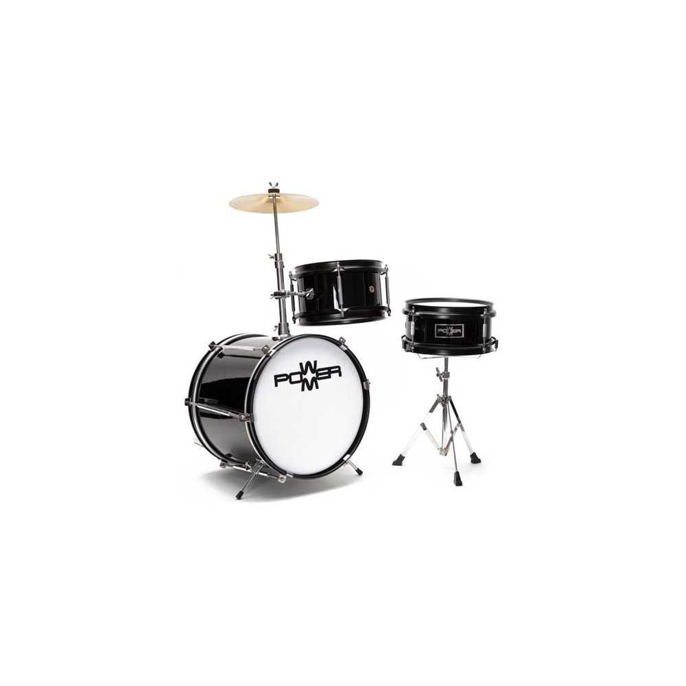 Bateria Power M 3 Cuerpos Para niños Black