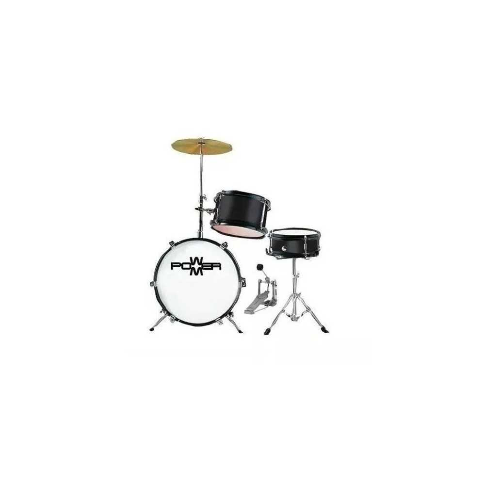 Bateria Power M 3 Cuerpos Para niños Black