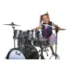 Bateria Pearl para Niño Roadshow Junior 5 Cuerpos Fierros + Platillos Color Negro