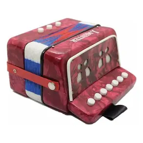 Acordeon Para Niños J. Meister 2 Bajos 7 Botones MC103WRD