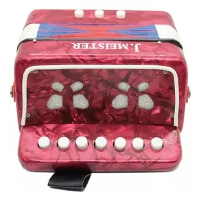 Acordeon Para Niños J. Meister 2 Bajos 7 Botones MC103WRD