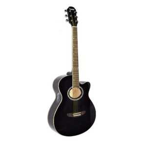 Guitarra Acustica Tipo Apx Leonard Con Corte Cuerdas Acero LA267BK