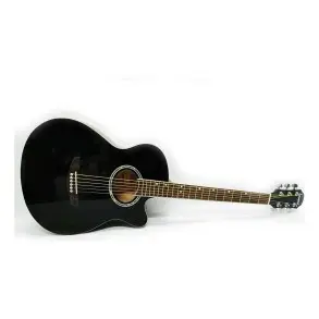 Guitarra Acustica Tipo Apx Leonard Con Corte Cuerdas Acero LA267BK