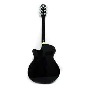 Guitarra Acustica Tipo Apx Leonard Con Corte Cuerdas Acero LA267BK
