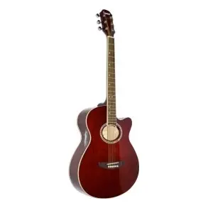 Guitarra Acustica Tipo Apx Leonard Con Corte Cuerdas Acero LA267WA