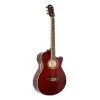 Guitarra Acustica Tipo Apx Leonard Con Corte Cuerdas Acero LA267WA