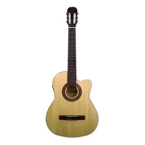 Guitarra Clasica Electrocriolla Pre Mic Equalizador Afinador
