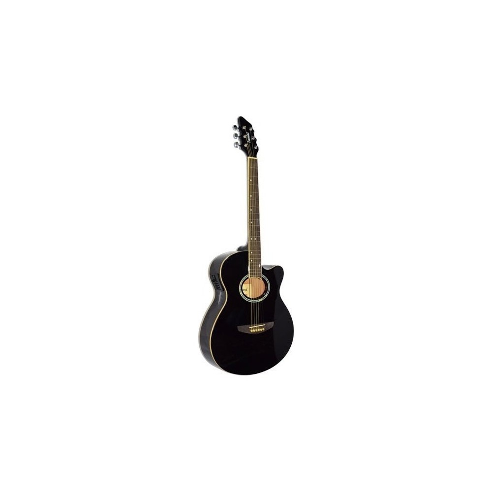 Guitarra Electroacustica Leonard Corte Equalizador Afinador LA262BKEQ