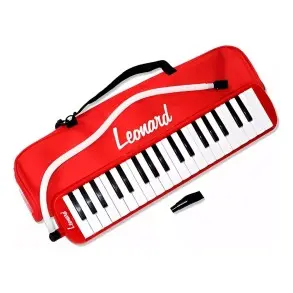 Melodica 32 Teclas Leoanrd Con Funda Boquillas Desmontables M32ARD