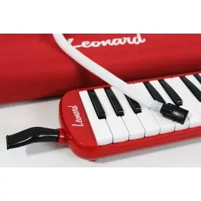 Melodica 32 Teclas Leoanrd Con Funda Boquillas Desmontables M32ARD