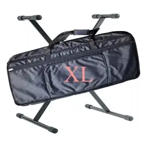 Funda + Soporte De Teclado 5 Octavas 61 Teclas